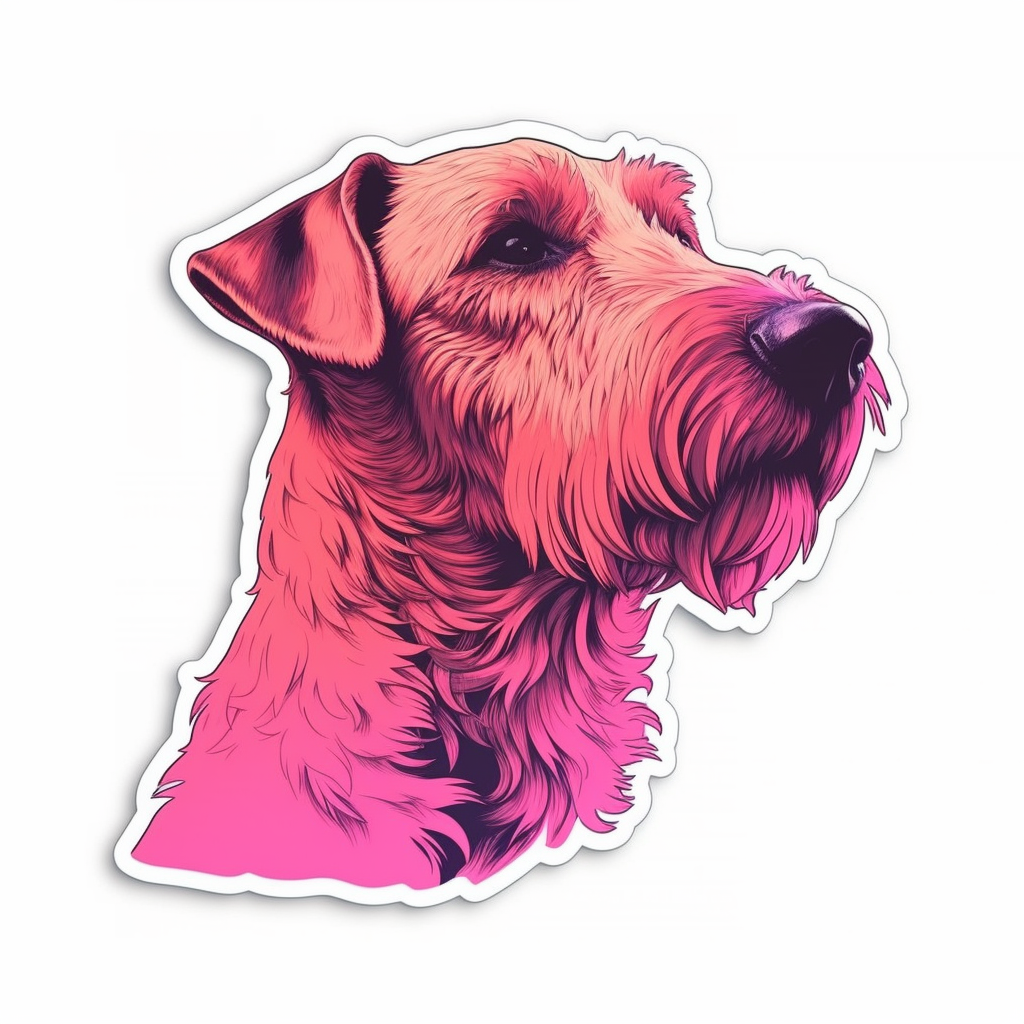 Irish Terrier Dog Vinyl Decal Sticker for Car, Laptop, Tumbler and more # 007654