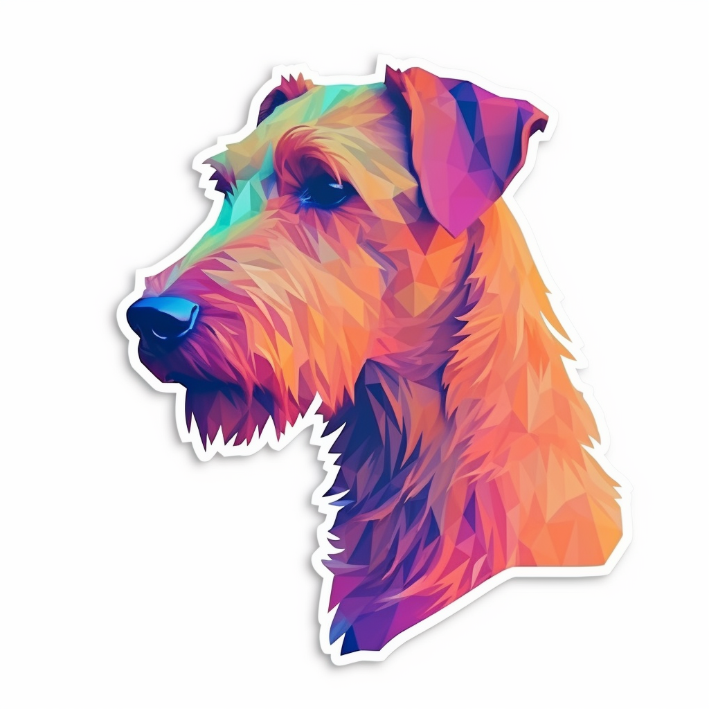 Irish Terrier Dog Vinyl Decal Sticker for Car, Laptop, Tumbler and more # 007632