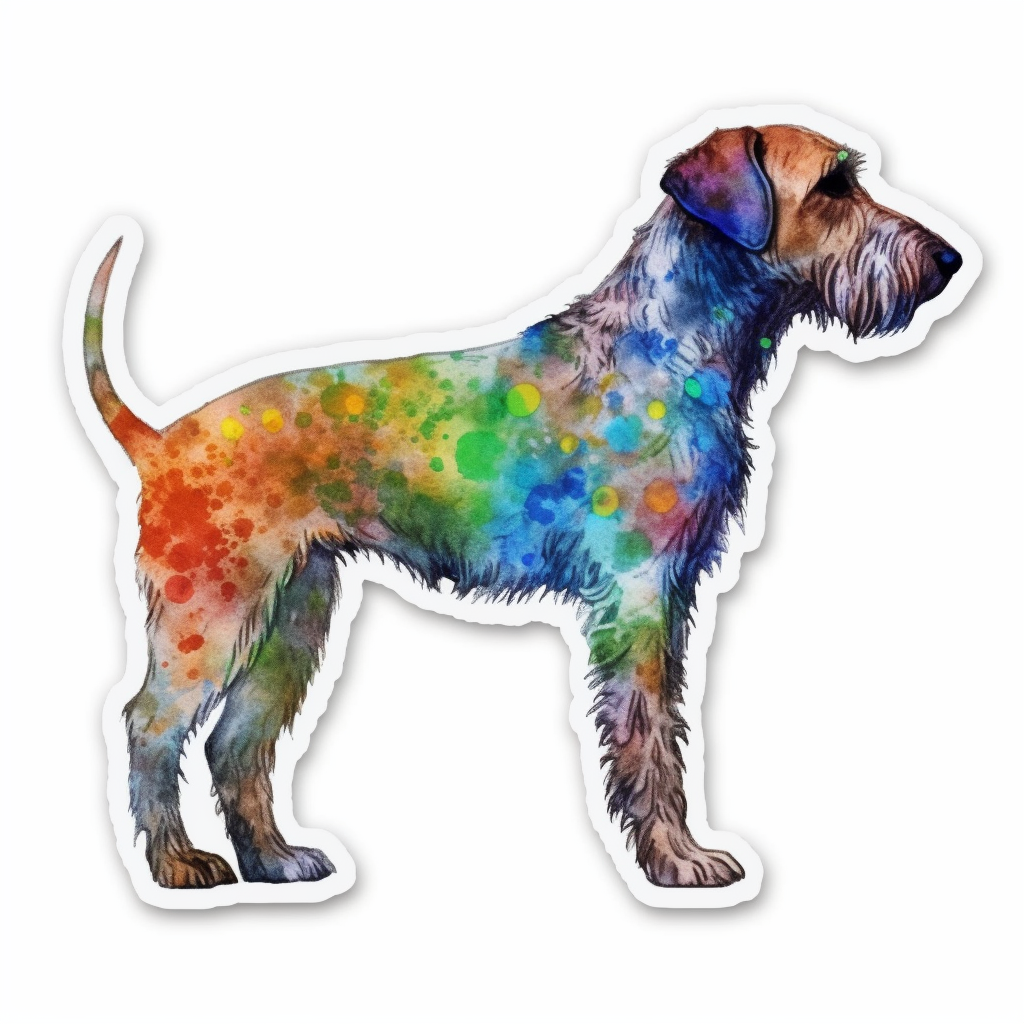 Irish Terrier Dog Vinyl Decal Sticker for Car, Laptop, Tumbler and more # 007644