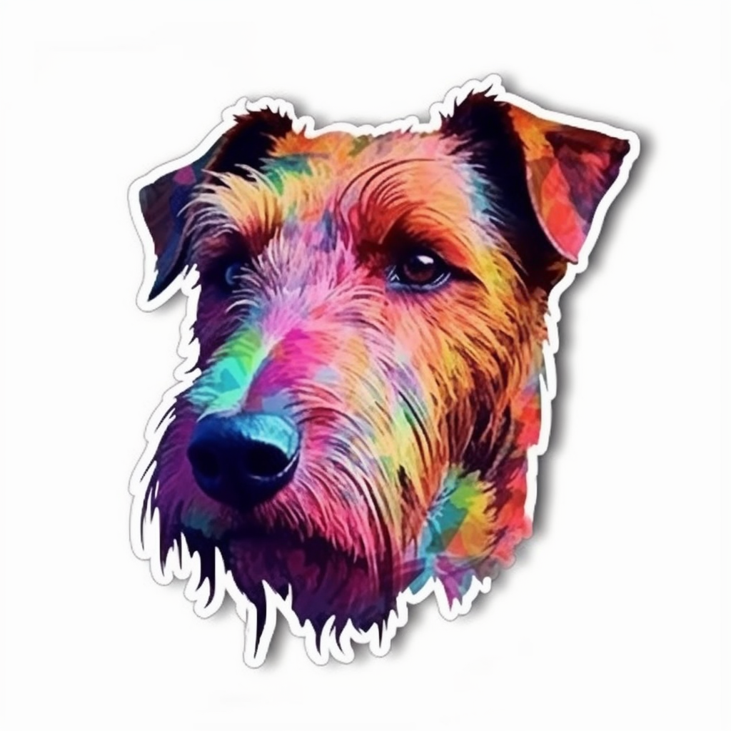 Irish Terrier Dog Vinyl Decal Sticker for Car, Laptop, Tumbler and more # 007636