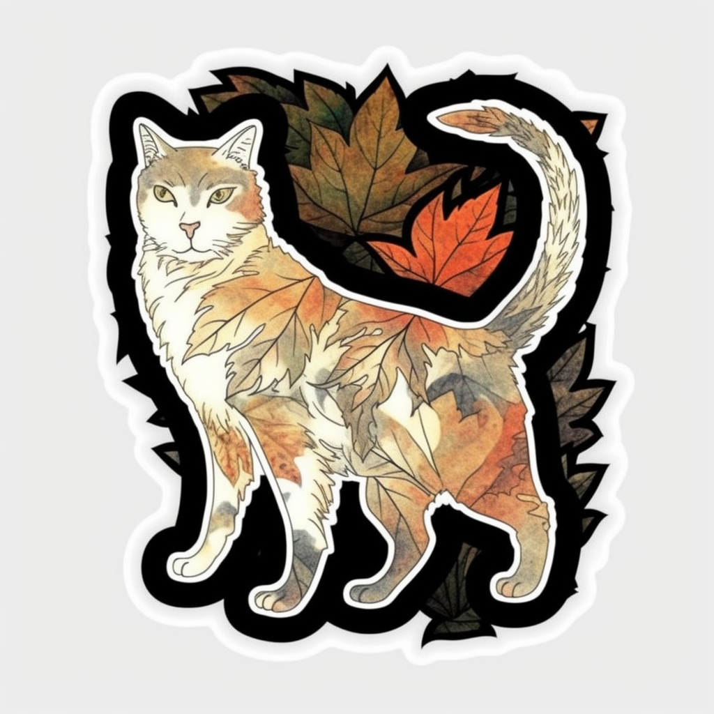 Japanese Bobtail Cat Vinyl Decal Sticker for Car, Laptop, Tumbler and more # 007586