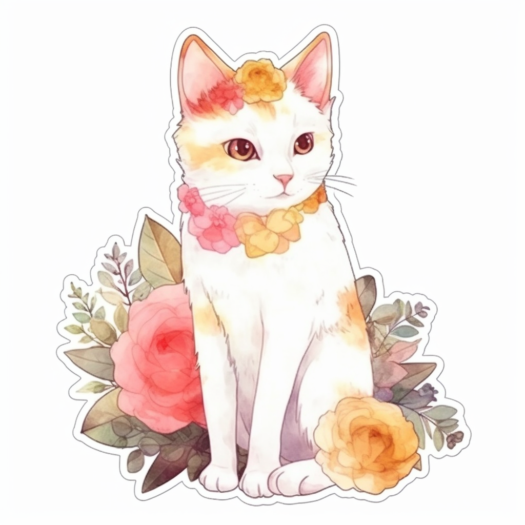 Japanese Bobtail Cat Vinyl Decal Sticker for Car, Laptop, Tumbler and more # 007589