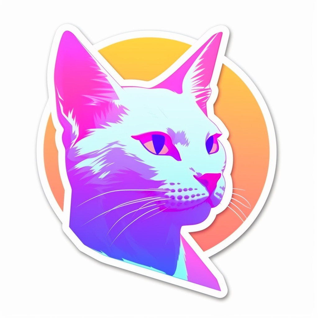 Japanese Bobtail Cat Vinyl Decal Sticker for Car, Laptop, Tumbler and more # 007601