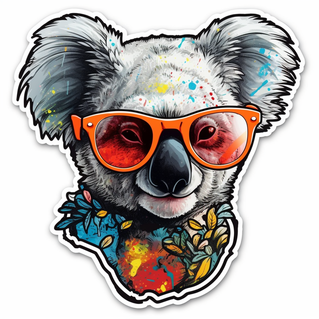 Koala Vinyl Decal Sticker for Car, Laptop, Tumbler and more # 00797