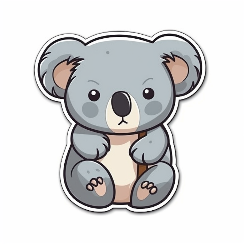 Koala Vinyl Decal Sticker for Car, Laptop, Tumbler and more # 00813