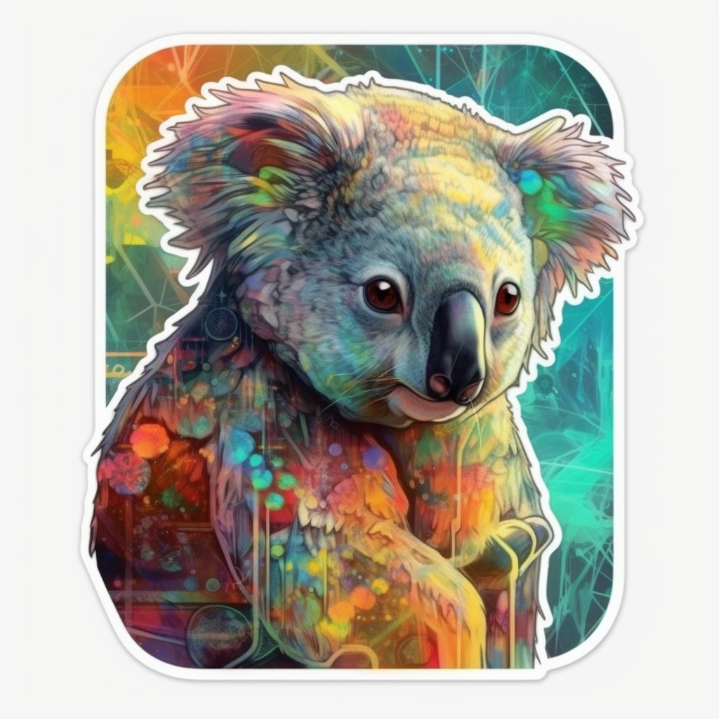 Koala Vinyl Decal Sticker for Car, Laptop, Tumbler and more # 00829