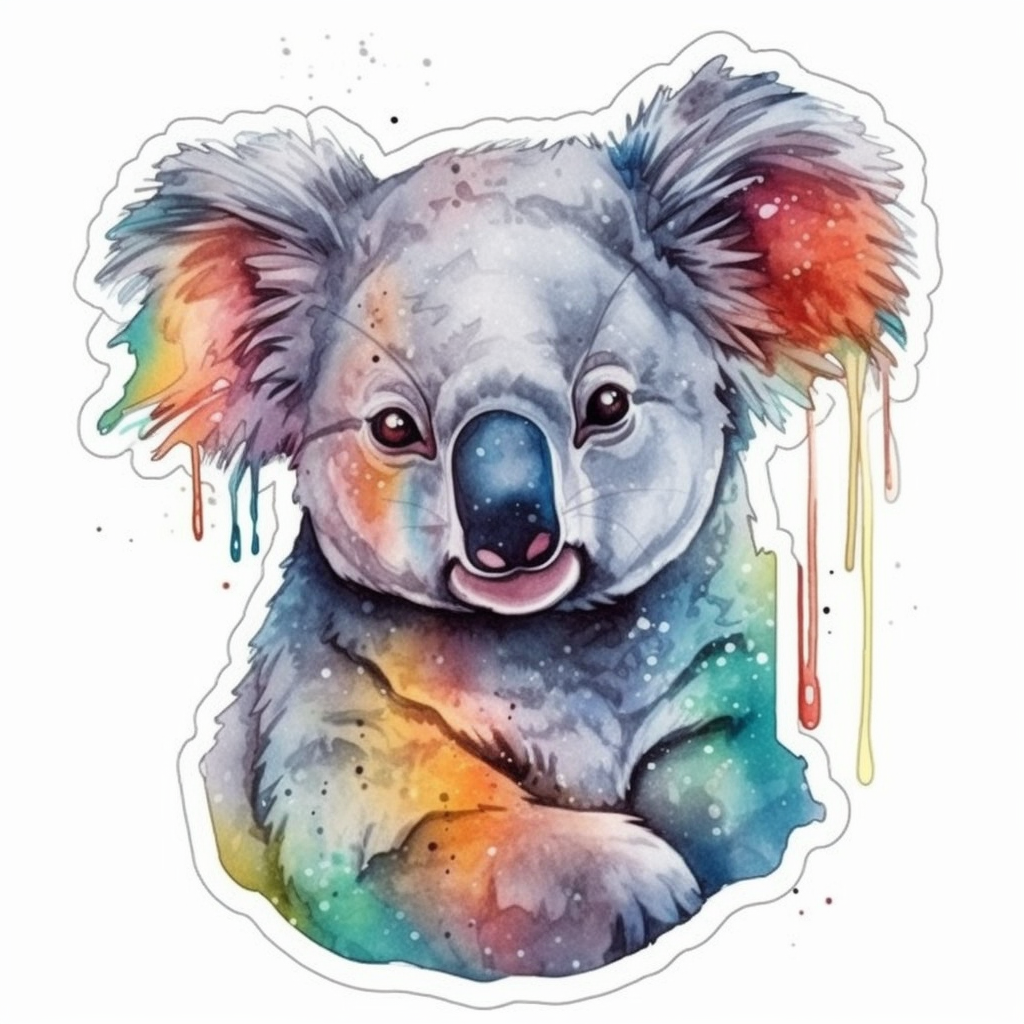 Koala Vinyl Decal Sticker for Car, Laptop, Tumbler and more # 00839