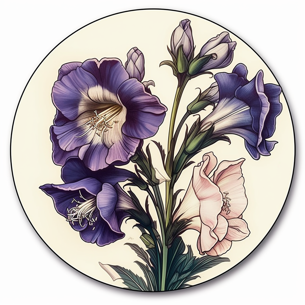 Larkspur Flower Vinyl Decal Sticker for Car, Laptop, Tumbler and more # 006159