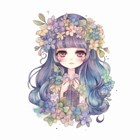 Larkspur Flower Vinyl Decal Sticker for Car, Laptop, Tumbler and more # 006210