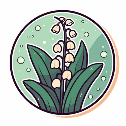 Lily of the valley Flower Vinyl Decal Sticker for Car, Laptop, Tumbler and more # 006141