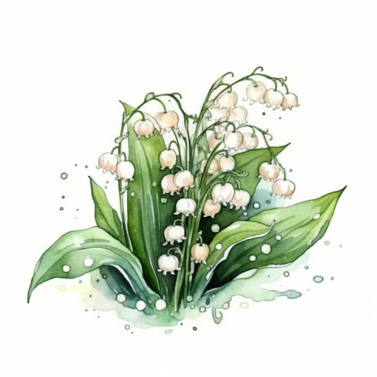 Lily of the valley Flower Vinyl Decal Sticker for Car, Laptop, Tumbler and more # 006136