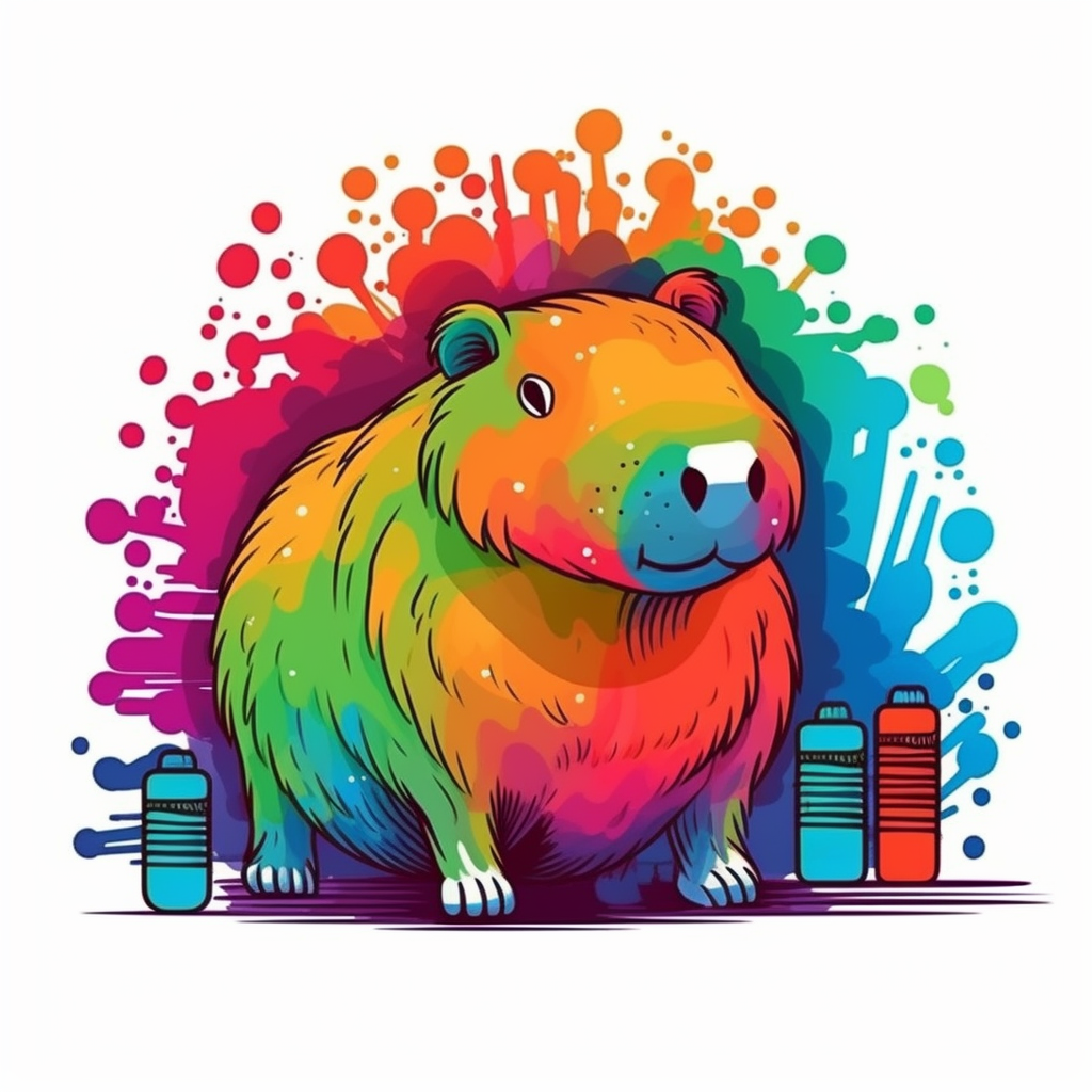 Capybara Vinyl Decal Sticker for Car, Laptop, Tumbler and more # 003510