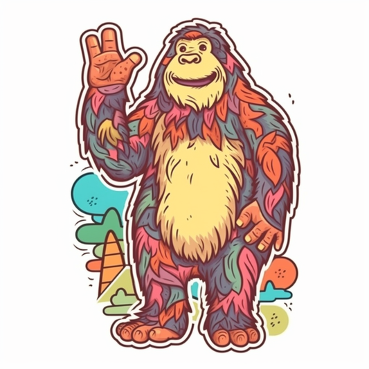 Big Foot Vinyl Decal Sticker for Car, Laptop, Tumbler and more # 006809