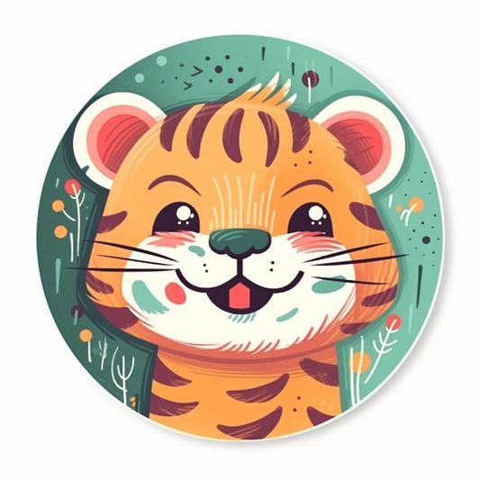 Tiger Vinyl Decal Sticker for Car, Laptop, Tumbler and more # 00524