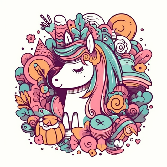 Unicorn Vinyl Decal Sticker for Car, Laptop, Tumbler and more # 006847