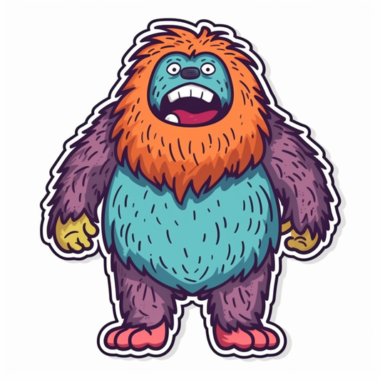 Big Foot Vinyl Decal Sticker for Car, Laptop, Tumbler and more # 006816