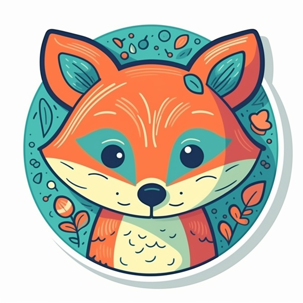Fox Vinyl Decal Sticker for Car, Laptop, Tumbler and more # 00475