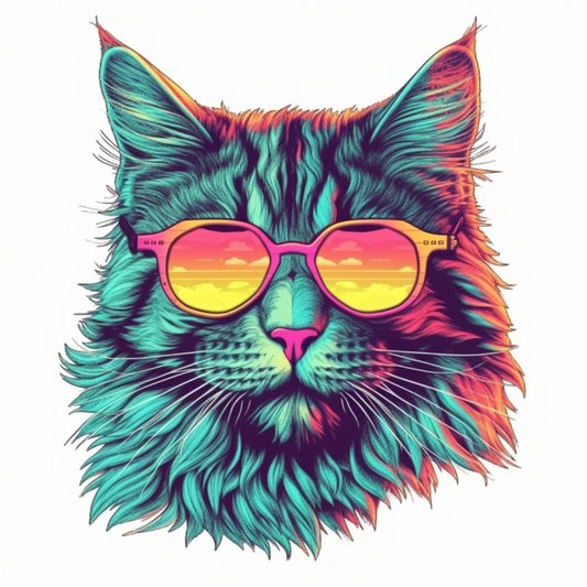 Maine Coon Cat Vinyl Decal Sticker for Car, Laptop, Tumbler and more # 004251