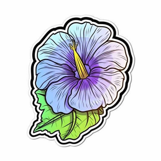 Morning Glory Flower Vinyl Decal Sticker for Car, Laptop, Tumbler and more # 006352