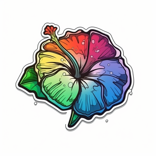 Morning Glory Flower Vinyl Decal Sticker for Car, Laptop, Tumbler and more # 006359