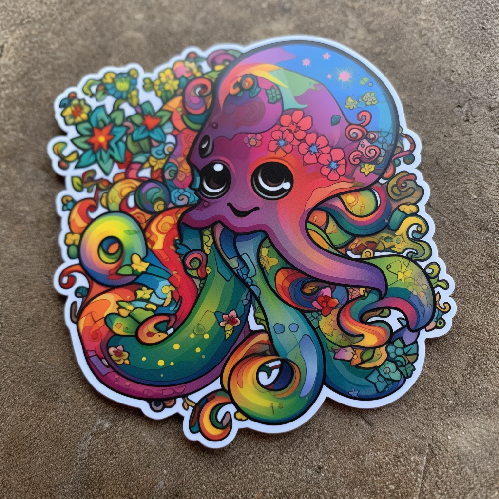 Octopus Vinyl Decal Sticker for Car, Laptop, Tumbler and more # 005803
