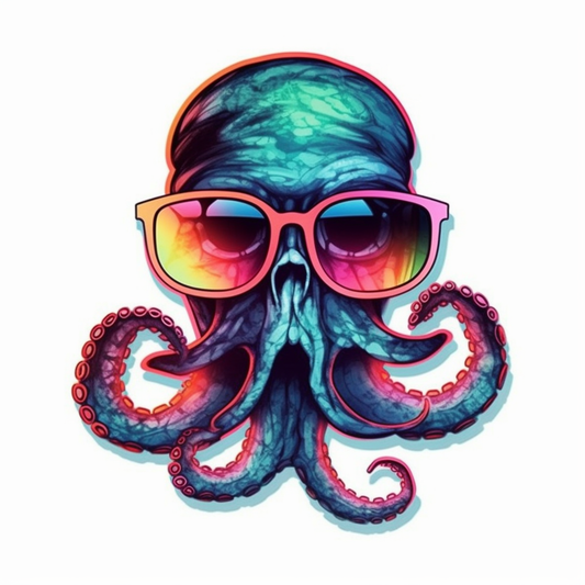Octopus Vinyl Decal Sticker for Car, Laptop, Tumbler and more # 005775