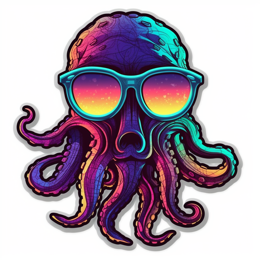 Octopus Vinyl Decal Sticker for Car, Laptop, Tumbler and more # 005801