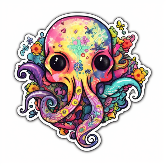 Octopus Vinyl Decal Sticker for Car, Laptop, Tumbler and more # 005742
