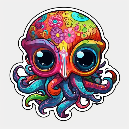 Octopus Vinyl Decal Sticker for Car, Laptop, Tumbler and more # 005746