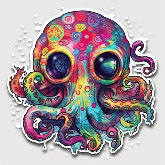 Octopus Vinyl Decal Sticker for Car, Laptop, Tumbler and more # 005756