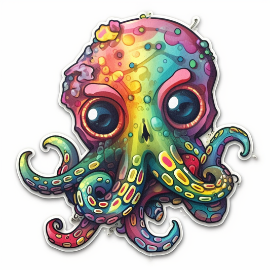 Octopus Vinyl Decal Sticker for Car, Laptop, Tumbler and more # 005804