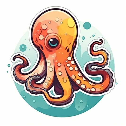 Octopus Vinyl Decal Sticker for Car, Laptop, Tumbler and more # 005820