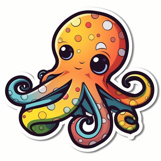 Octopus Vinyl Decal Sticker for Car, Laptop, Tumbler and more # 005754