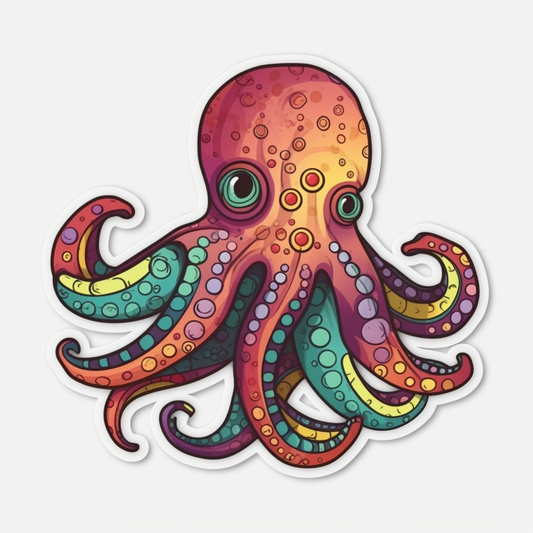 Octopus Vinyl Decal Sticker for Car, Laptop, Tumbler and more # 005819