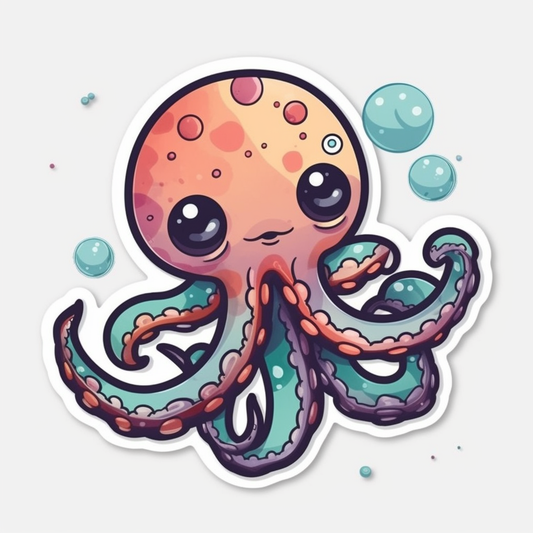 Octopus Vinyl Decal Sticker for Car, Laptop, Tumbler and more # 005896