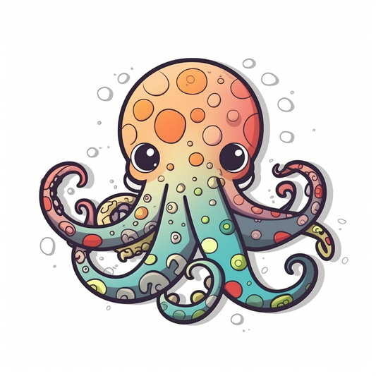 Octopus Vinyl Decal Sticker for Car, Laptop, Tumbler and more # 005822