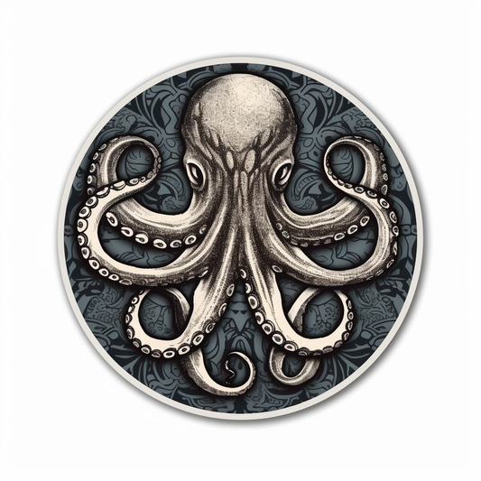 Octopus Vinyl Decal Sticker for Car, Laptop, Tumbler and more # 005879