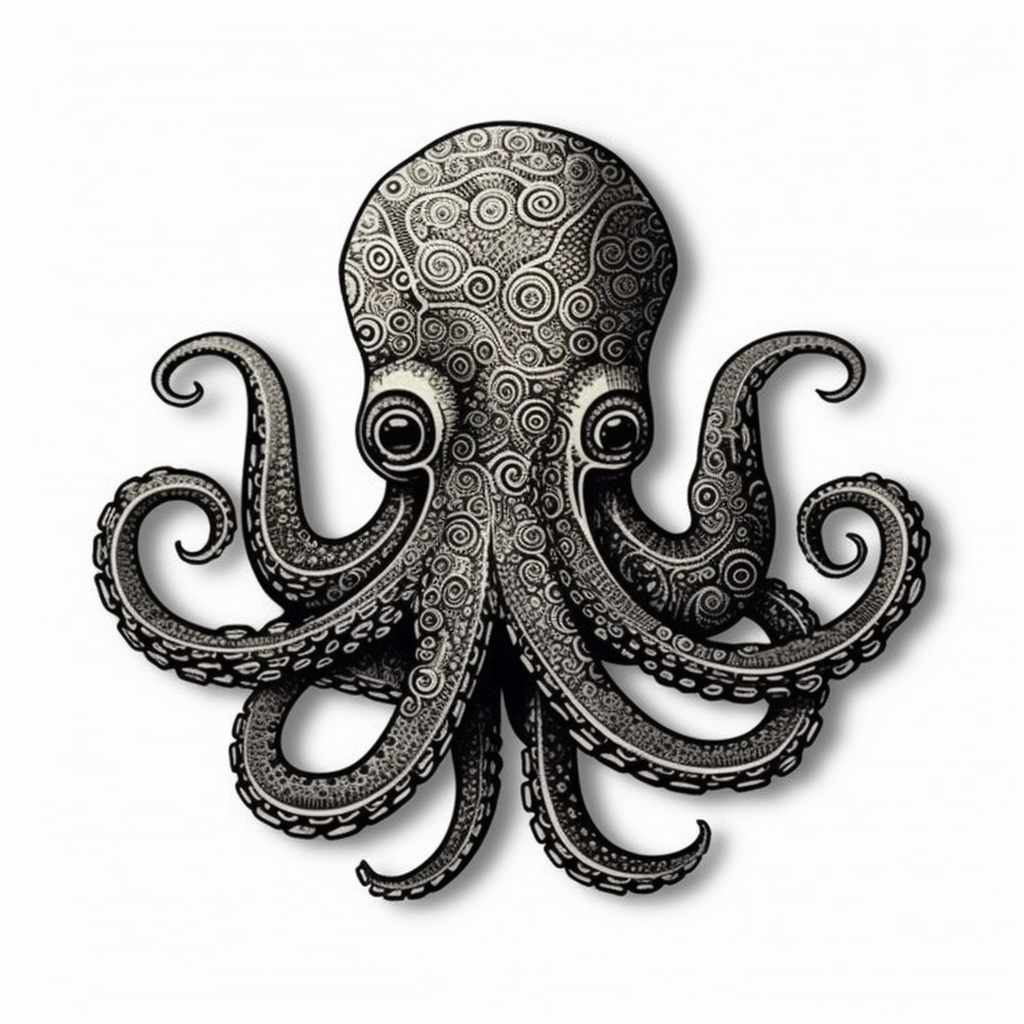 Octopus Vinyl Decal Sticker for Car, Laptop, Tumbler and more # 005758
