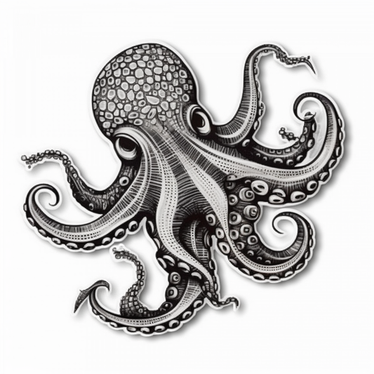 Octopus Vinyl Decal Sticker for Car, Laptop, Tumbler and more # 005763