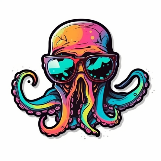 Octopus Vinyl Decal Sticker for Car, Laptop, Tumbler and more # 005831