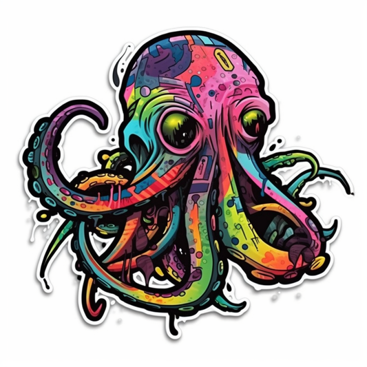 Octopus Vinyl Decal Sticker for Car, Laptop, Tumbler and more # 005793