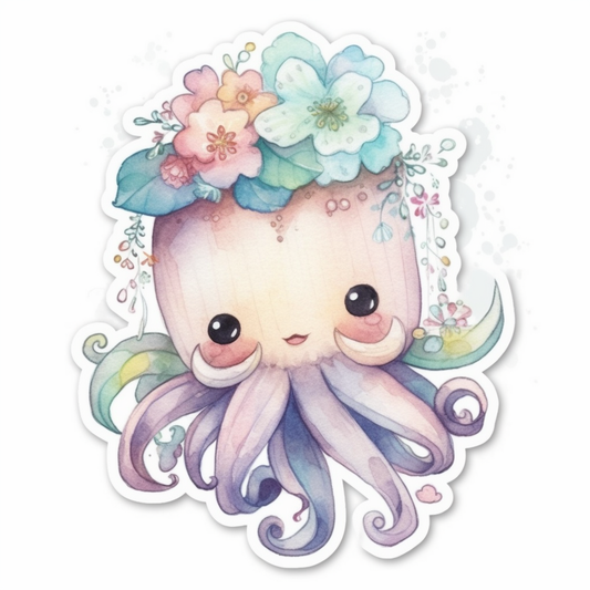 Octopus Vinyl Decal Sticker for Car, Laptop, Tumbler and more # 005780