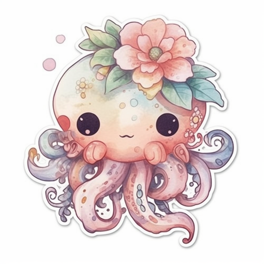 Octopus Vinyl Decal Sticker for Car, Laptop, Tumbler and more # 005778