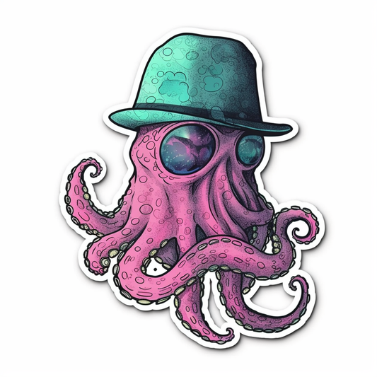 Octopus Vinyl Decal Sticker for Car, Laptop, Tumbler and more # 005772