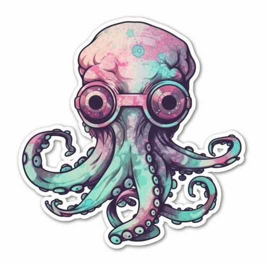 Octopus Vinyl Decal Sticker for Car, Laptop, Tumbler and more # 005768