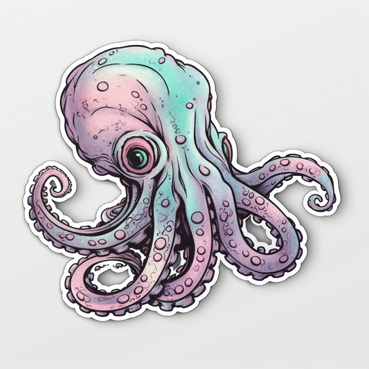 Octopus Vinyl Decal Sticker for Car, Laptop, Tumbler and more # 005744