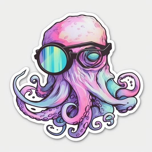 Octopus Vinyl Decal Sticker for Car, Laptop, Tumbler and more # 005762