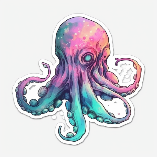 Octopus Vinyl Decal Sticker for Car, Laptop, Tumbler and more # 005752