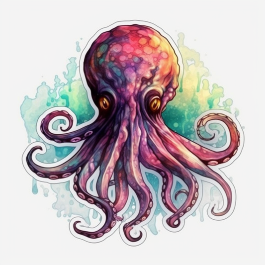 Octopus Vinyl Decal Sticker for Car, Laptop, Tumbler and more # 005818
