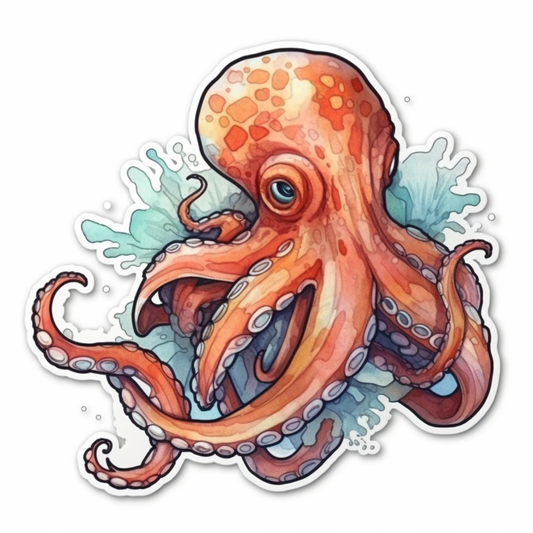 Octopus Vinyl Decal Sticker for Car, Laptop, Tumbler and more # 005808